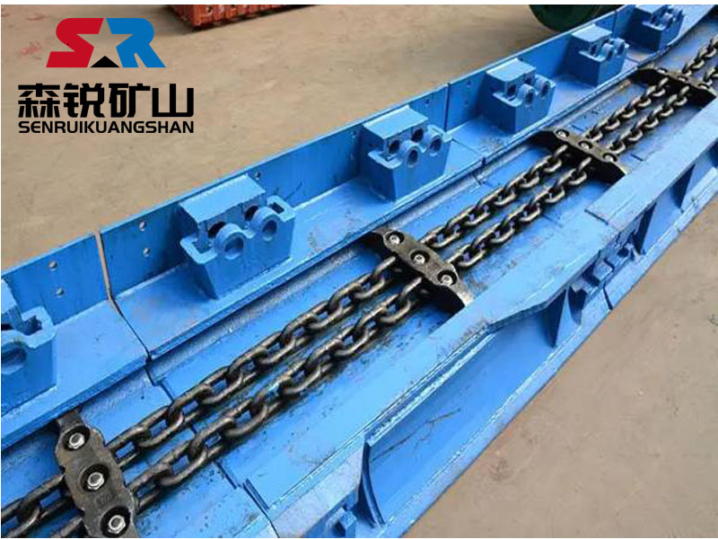 刮板机配件：链条铺设图